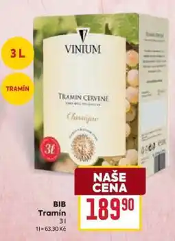 Billa BIB Tramín nabídka