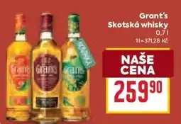 Billa Grant’s Skotská whisky nabídka