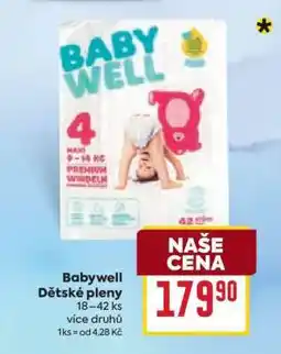 Billa Babywell Dětské pleny nabídka