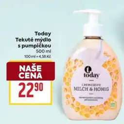 Billa Today Tekuté mýdlo s pumpičkou nabídka