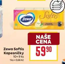Billa Zewa Softis Kapesníčky nabídka