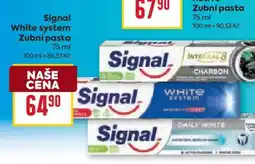 Billa Signal White system Zubní pasta nabídka