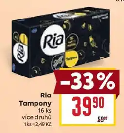 Billa Ria Tampony nabídka