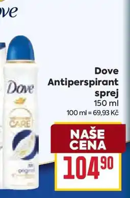 Billa Dove antiperspirant sprej nabídka