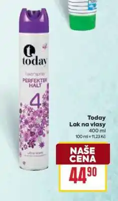 Billa Today Lak na vlasy nabídka