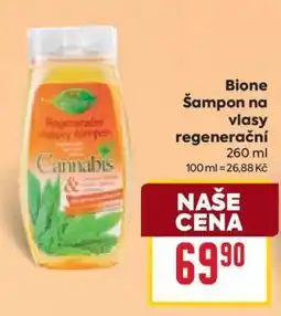 Billa Bione Šampon na vlasy regenerační nabídka