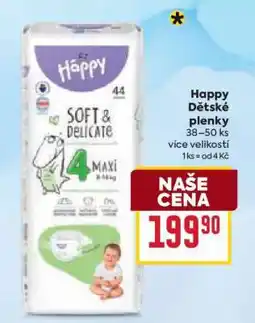 Billa Háppy Dětské plenky nabídka