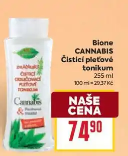Billa Bione CANNABIS Čistící pleťové tonikum nabídka