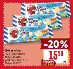 Billa Sýr a křup nabídka