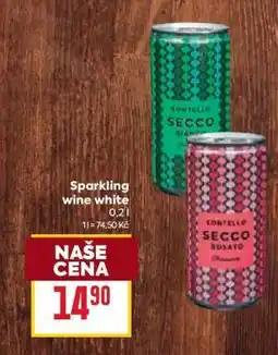 Billa Sparkling wine white nabídka