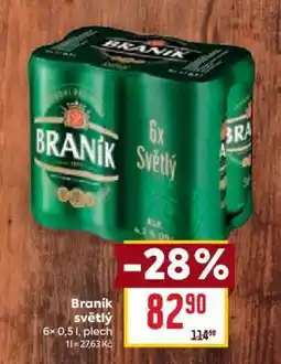 Billa Braník světlý nabídka