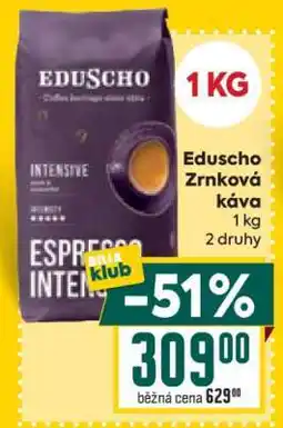 Billa EDUSCHO Zrnková káva nabídka