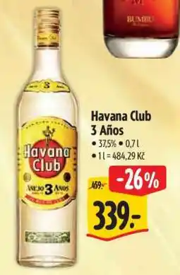 Albert Havana Club 3 Años nabídka