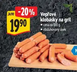 Albert Vepřové klobásky na gril nabídka