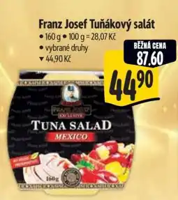 Albert Franz Josef Tuňákový salát nabídka