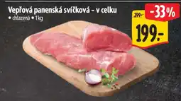 Albert Vepřová panenská svíčková – v celku nabídka