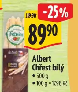 Albert Albert Chřest bílý nabídka
