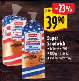 Albert Super Sandwich nabídka