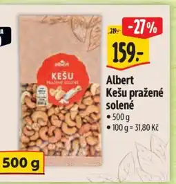 Albert Albert Kešu pražené solené nabídka