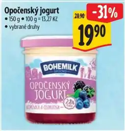 Albert Opočenský jogurt nabídka