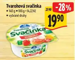 Albert Tvarohová svačinka nabídka