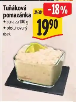Albert Tuňáková pomazánka nabídka