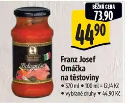 Albert Franz Josef Omáčka na těstoviny nabídka