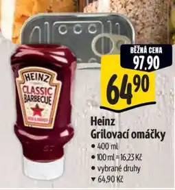 Albert Heinz Grilovací omáčky nabídka