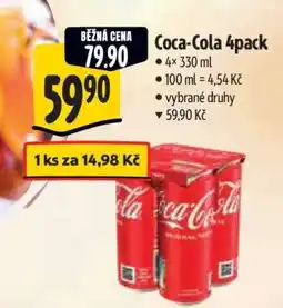 Albert Coca-Cola 4pack nabídka