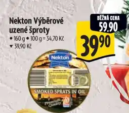 Albert Nekton Výběrové uzené šproty nabídka
