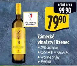 Albert Zámecké vinařství Bzenec nabídka