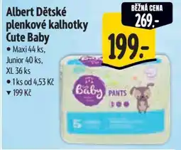 Albert Albert Dětské plenkové kalhotky Cute Baby nabídka
