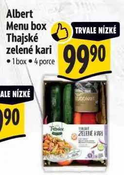 Albert Albert Menu box Thajské zelené kari nabídka