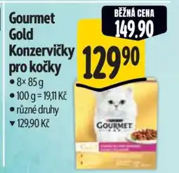 Albert Gourmet Gold konzervičky pro kočky nabídka