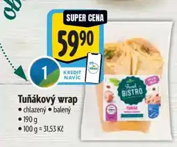 Albert Tuňákový wrap nabídka