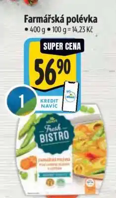 Albert Farmářská polévka nabídka