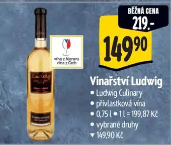 Albert Vinařství Ludwig nabídka