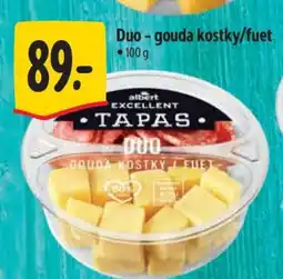 Albert Duo - gouda kostky / fuet nabídka