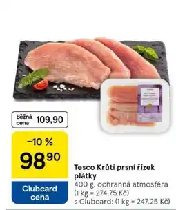 Tesco Tesco Krůtí prsní řízek plátky nabídka