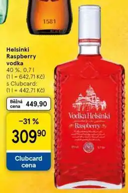Tesco Helsinki Raspberry vodka nabídka