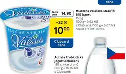 Tesco Mlékárna Valašské Meziříčí Bílý jogurt nabídka