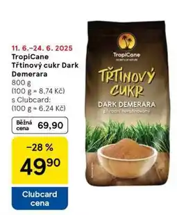 Tesco TropiCane Třtinový cukr dark demerara nabídka