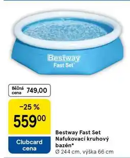 Tesco Bestway Fast Set Nafukovací kruhový bazén nabídka