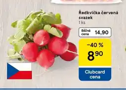 Tesco Ředkvička červená svazek nabídka