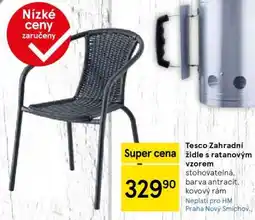 Tesco Tesco Zahradní židle s ratanovým vzorem nabídka