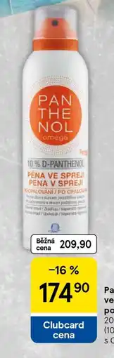 Tesco Panthenol Omega Pěna ve Spreji nabídka