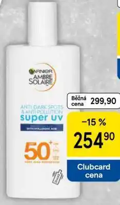 Tesco Garnier Ambre Solaire Super UV nabídka