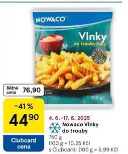 Tesco Nowaco Vlnky do trouby nabídka