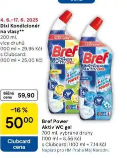 Tesco Bref Power Aktiv WC gel nabídka