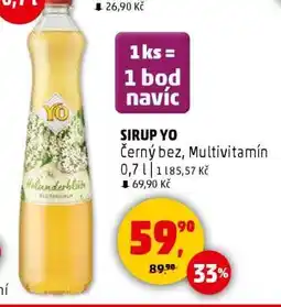 Penny Market SIRUP YO nabídka